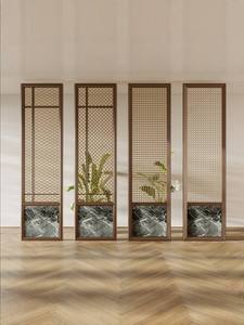 Nouvelle cloison de séparation moderne en acier inoxydable et bronze, style luxe léger, pour hall d'hôtel commercial, département des ventes et club, modèle 201/304 - Product Image 1