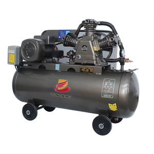 Compressor de Ar Portátil de Pistão de Três Cilindros de 1,5kW a 7,5kW 10HP com Rodas Giratórias 8 Bar/115 PSI Lubrificado por Correia - Product Image 1