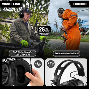 Protège-oreilles électroniques pour le tir avec son haute fidélité, protège-oreilles anti-bruit pour la construction, le tir et le jardinage - Product Image 5