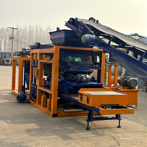 Machine à fabriquer des blocs creux en béton QT4-15 PLC, ligne de production de briques entièrement automatique avec traitement du sable, facile à utiliser - Product Image 6