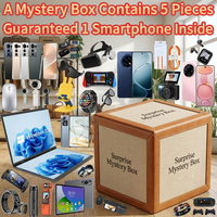 Scatola Misteriosa Garantita con 5 Pezzi: Smartphone, Gadget, Smartwatch, Auricolari Wireless e Power Bank