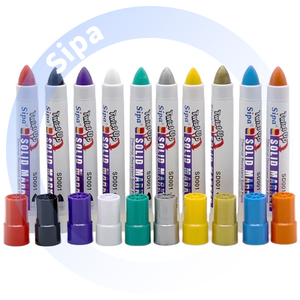 Sipa SD001 Rắn Đánh Dấu Công Nghiệp Crayon Vĩnh Viễn Sơn Đánh Dấu Cho Cửa Sổ Gỗ Thủy Tinh Dễ Dàng Để Sử Dụng Thanh Phong Cách - Product Image 1