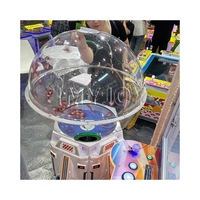 Machine de loterie électronique de type bingo et loto pour parcs d'attractions, avec tirage en ligne et fonction de soufflage de balles de ping-pong