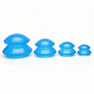 Kit de ventouses professionnel en silicone Usa Mairun avec fonction musicale et chauffante, 4 ventouses pour massage des pieds et du corps, thérapie myofasciale - Product Image 1