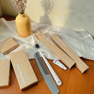 Kit de salle de bain jetable avec logo personnalisé Star pour hôtel avec shampooing savon brosse à dents gel douche pour <span class=keywords><strong>chambre</strong></span> fournitures - Product Image 2