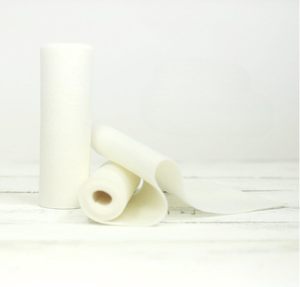 Fieltro de lana industrial de alta calidad, fieltro blanco ignífugo para sellado. - Product Image 1