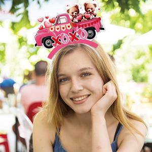 Decoraciones para Fiesta de San Valentín, Adorable Oso de Peluche con Alas y Lazo, Recuerdo de Boda, Accesorios para el Cabello para Sesiones de <span class=keywords><strong>Fotos</strong></span> - Product Image 3