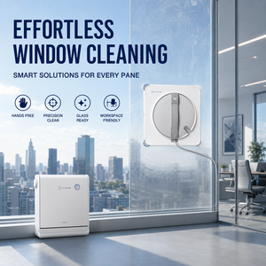Nettoyeur de vitres robotisé ECOVACS W2S OMNI avec technologie TruEdge Precision et nettoyage à quatre bords, planification intelligente de la trajectoire pour la maison - Product Image 1