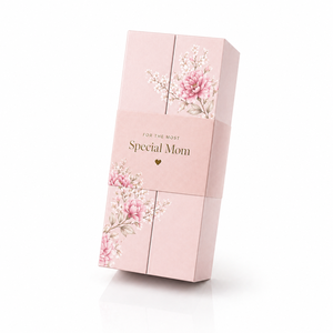 Caja de Regalo de Papel Rígido con Doble Puerta Abatible, Forro de Esponja, Laminado Mate, Funda de Papel Artístico para Ramo de Flores del Día de la Madre - Product Image 4