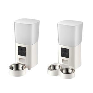 스마트 내구성 플라스틱 자동 고양이 및 개 급식기 WiFi 제어 5L 대용량 방습 디자인 원격 급식 앱 - Product Image 5