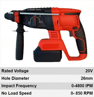 Ensemble de 4 tournevis et perceuses électriques portables rechargeables avec clé électrique, batterie au lithium 21V, kit d'outils électriques OEM