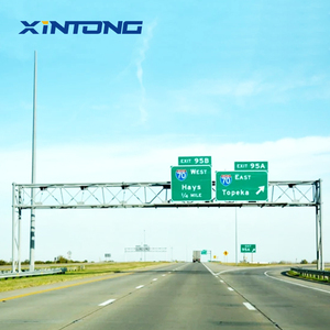 <span class=keywords><strong>Portique</strong></span> de signalisation routière en acier galvanisé, facile à transporter et à assembler, structure multifonctionnelle pour autoroutes et routes combinées - Product Image 1