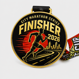 Médailles personnalisées en alliage de zinc en gros avec logo 3D Or Argent Cuivre pour course à pied, récompense sportive, ruban, médailles de marathon sur mesure en métal - Product Image 1