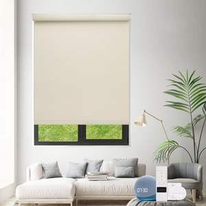 Роликовые умные жалюзи, затемняющие шторы для окон, шторы с дистанционным управлением, электрические моторные рулонные шторы - Product Image 2