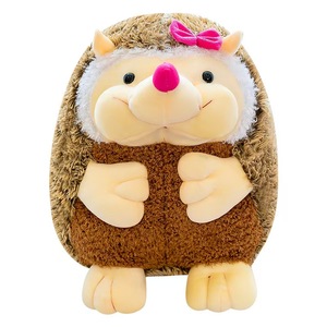 Porte-clés Hérisson Gris En Peluche Adorable Pendentif Hérisson En Peluche Pour Femme, Conforme à L'image