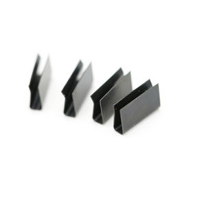 50 clips à ressort, attaches en <span class=keywords><strong>u</strong></span>, métal, clip tube de fixation, bouton tactile plat - Product Image 1