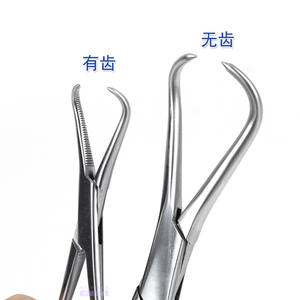 Pinzas de reducción ortopédicas Slatmed, dentadas y sin dientes, para cirugía veterinaria canina, instrumento manual reutilizable - Product Image 1