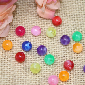 Aomiao's Mystery Acrylic <b>Beads</b> Round 8mm For Bracelet Making Loose <b>Beads</b> Multicolor Craft Supplies - Product Image 1