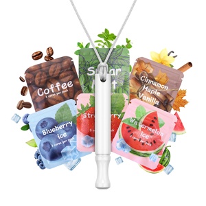 เครื่องพ่นน้ำมันหอมระเหยสแตนเลสดีไซน์ใหม่ ช่วยเลิกบุหรี่ สร้อยคอแบบแท่ง - Product Image 3
