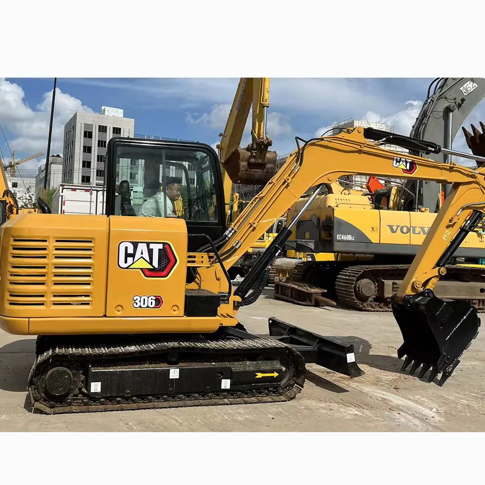 CAT 306E Machinerie Lourde 6 tonnes Pelle Hydraulique d'Occasion sur Chenilles Excavatrice Caterpillar d'occasion à Vendre