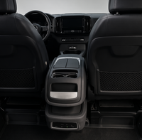 Consola Central con Pantalla Táctil Inteligente para Mercedes Vito W447 V260 V250, Caja Reposabrazos, Refrigerador con Compresor, Cargador Inalámbrico, 220V USB