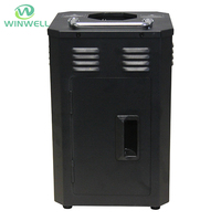 Machine à flammes écologique 30W étanche avec glace carbonique, hauteur de flamme 3m pour effets de scène, concerts, clubs et événements en extérieur