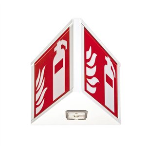 Segnale Luminoso di Uscita di Emergenza 15.8x21.5x10.5 Cm con Luce LED per Uso Sicuro - Product Image 1