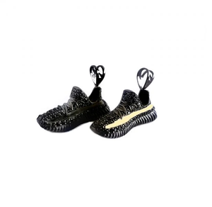TNS X NTWRK Iced Yee-zy Joyería Infantil de Plata de Ley Chapada en Oro de 18K con Circonita Cúbica Totalmente Engastada, Lujo Hip Hop - Product Image 4