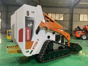 उच्च गुणवत्ता वाले चीनी मिनी क्रॉलर कॉम्पैक्ट 4x4 इलेक्ट्रिक स्किड टेलर लोडर 500 किलोग्राम बाल्टी क्षमता 1 वर्ष मोटर - Product Image 3