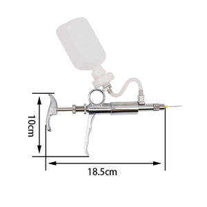 Çiftlik veteriner sürekli şırınga için paslanmaz çelik 5ml ayarlanabilir otomatik aşı şırınga - Product Image 2