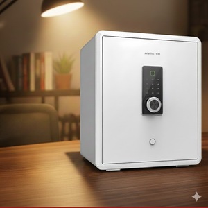 Coffre-fort à empreintes digitales 45 cm, coffre-fort numérique, coffre-fort pour argent, plusieurs couleurs, biométrique, antivol, pour bureau, hôtel, maison - Product Image 1