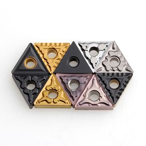 Plaquettes de tournage CNC Deskar TNMG160408 HA LF6018, forme triangulaire, épaisseur 2,5 mm, pour outils de coupe de métaux - Product Image 2