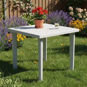 Mesa de Centro Cuadrada de Madera Maciza de Estilo Tradicional, Mesa Auxiliar Minimalista para Sala de Estar, Oficina en Casa, Decoración Moderna y Sencilla - Product Image 5
