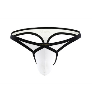 Bán buôn Mens sexy <span class=keywords><strong>thong</strong></span> G-string đồ lót nylon thấp tăng phồng Pouch t-trở lại khiêu dâm đồ lót gay quần lót biểu tượng tùy chỉnh - Product Image 3