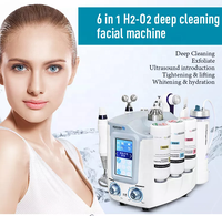 Appareil de nettoyage du visage professionnel multifonctionnel 6 en 1 H2O2 Aqua Peel coréen AquaSure H2, machine à bulles d'eau