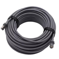 Cable Starlink Cat5e V3 de 23M/75FT, Kit Gen3 con Cubierta de PVC, Conectores RJ45, Conductor de Cobre Desnudo, Accesorios para Internet Satelital