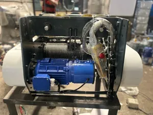 Electric Wire Rope <b>Hoist</b> Electric Wire Rope <b>Hoist</b> 1 Ton 220V 1.5kW Blue Motor Steel Construction IP54 Protection - Product Image 3