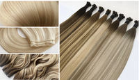 Extensions de cheveux russes LeShine, fines et invisibles, Genius Weft, double épaisseur, cheveux Genius Weft