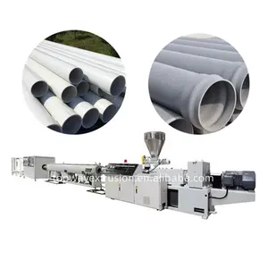 PVC-Wasserrohre-Produktionslinie PVC-Drainage Rohr Abwasserrohre-Herstellungsmaschine
