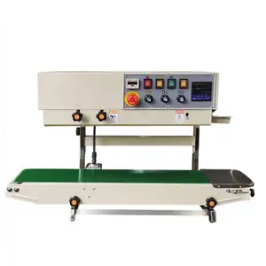 Semi automática continua Vertical de rodillo de tinta arroz Chips loco bolsa de sellado de la máquina con contador Digital
