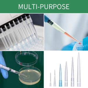 DNase RNase plastik Lab gratis Transfer mikro sekali pakai Universal 10ul 200ul 1000ul 1250ul 5ml ujung pipet - Product Image 6