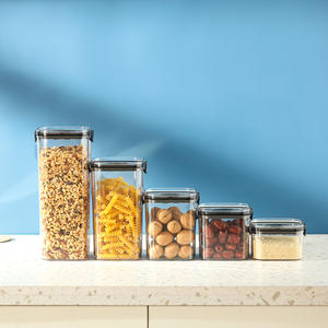 Bocaux en plastique pour aliments secs, récipients de céréales, verrouillage à 2 côtés, faciles à sceller, pour garder la fraîcheur longtemps - Product Image 1