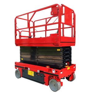 Ali 20ft 30ft 40ft Full Electric Hydraulic <span class=keywords><strong>Scissor</strong></span> Lift Self-Propelled Carbon Steel dengan Sertifikasi CE - Product Image 2