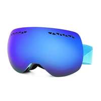 Masque de ski double couche anti-buée, masque de snowboard, protection UV400, masque de neige sphérique de grande taille pour hommes et femmes, ski d'hiver