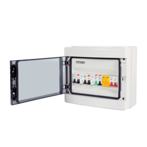 Boîte de distribution en plastique étanche Timelec, série TMA HA-18, avec boîte de circuit, 18 prises, IP65, pour la transmission d'énergie électrique - Product Image 4
