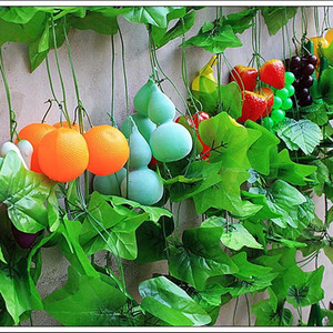 <b>Artificial</b> <b>Large</b> Fruit Vines Strip Silk <b>Flower</b> Decor For Home Wedding Outdoor Props - Product Image 3