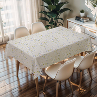 Nappe de table en cuir PU de luxe RNPT, nappe rectangulaire en PVC pour banquet et mariage