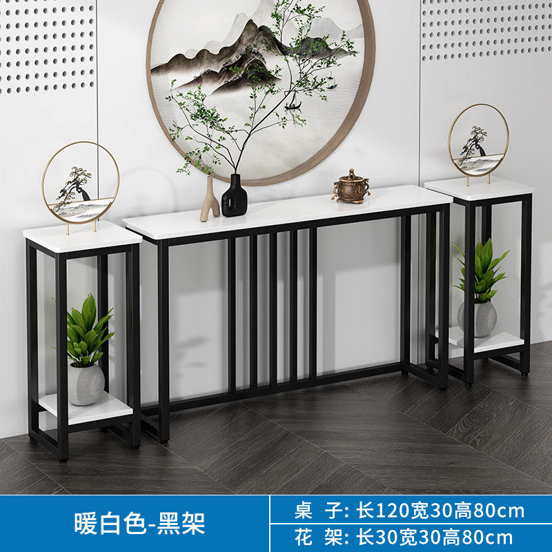 ชุดโต๊ะทำงานสีดำ 80 ซม. พร้อมขาโต๊ะสีทอง