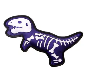 Mainan Kain Oxford Seri Dinosaurus Anjing, Mainan Interaktif Tahan Gigitan Gigi