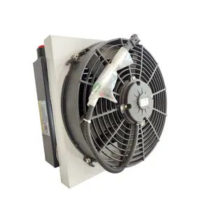 Made In China Best Sells Air Cooled Hydraulic Pump Fan Oil Cooler Heat Exchanger Water To Air Copper Pipe Heat Exchanger